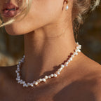 Bruce & Co Sunseeker – Irregular Freshwater Pearl Choker, 36–41 cm