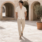 Ivevento men's Havana set in limestone courtyard