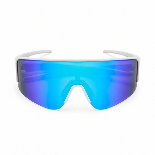 JAWO Glacier Blue UV400 Running & Cycling Sunglasses - white background product view 1