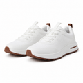 Bruce & Co Aerivo white mesh sneakers – diagonal product view