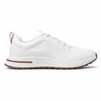 Bruce & Co Aerivo white mesh sneaker – side profile