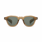 Bruce & Co ATHENS Olive frame green polarized lens front view on pure white