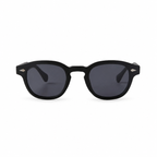 Bruce & Co BUENOS AIRES black frame black lens front view on pure white