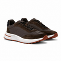 Bruce & Co Caldris brown panelled sneakers main angle