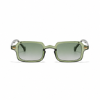HELSINKI green frame gradient green lens front view on pure white