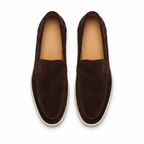 Men's Chocolate Suede Boat Loafers – Bruce & Co Marivon – image 3