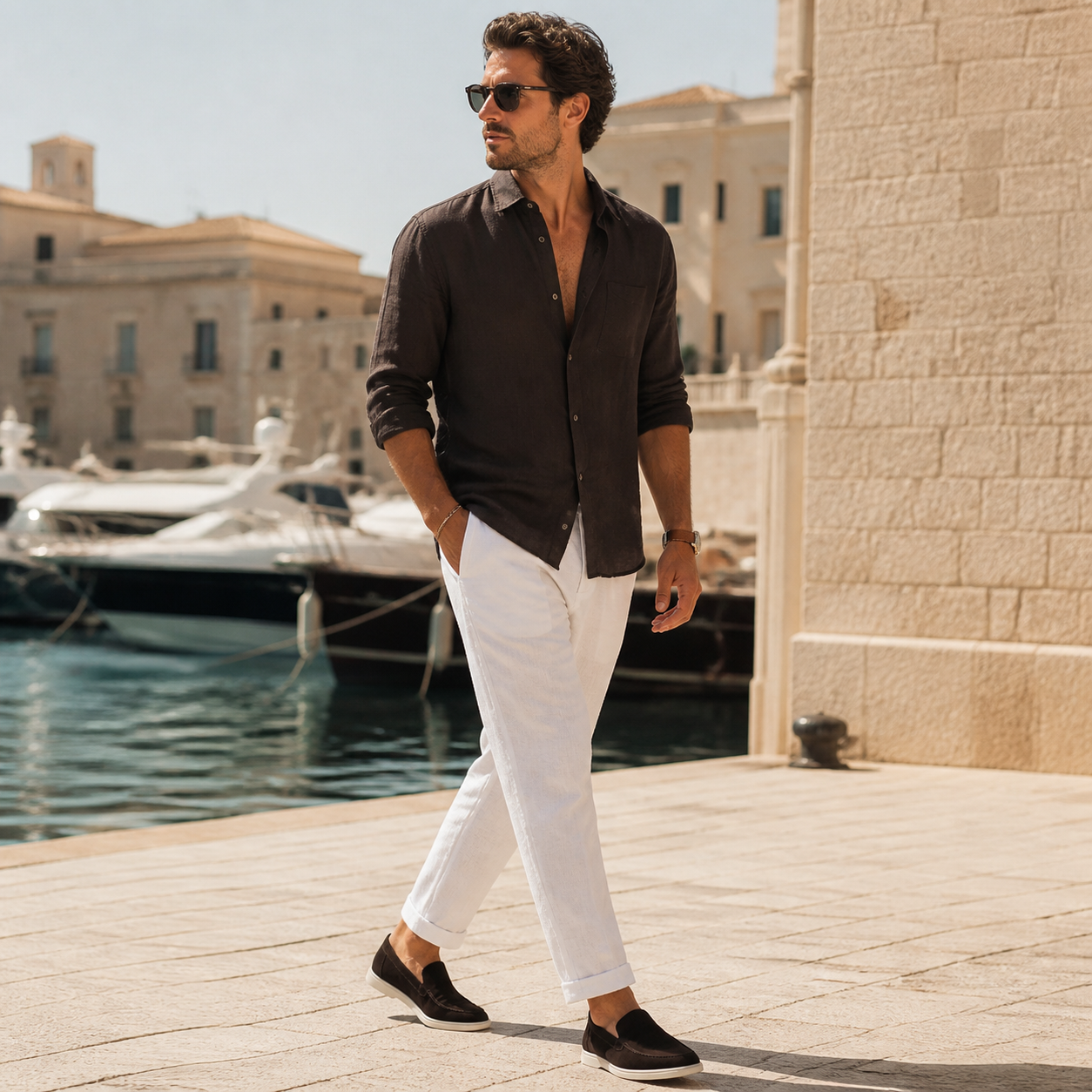 Bruce & Co Marivon boat loafers marina editorial