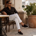 Bruce & Co Marivon boat loafers cafe editorial