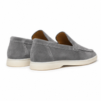 Men's Grey Suede Boat Loafers – Bruce & Co Marivon – image 4