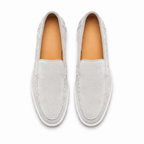 Men's Light Grey Suede Boat Loafers – Bruce & Co Marivon – image 3