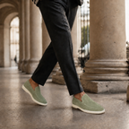 Men's Sage Green Suede Boat Loafers – Bruce & Co Marivon – image 6