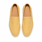 Men's Yellow Suede Boat Loafers – Bruce & Co Marivon – image 3