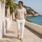 Men's Yellow Suede Boat Loafers – Bruce & Co Marivon – image 6