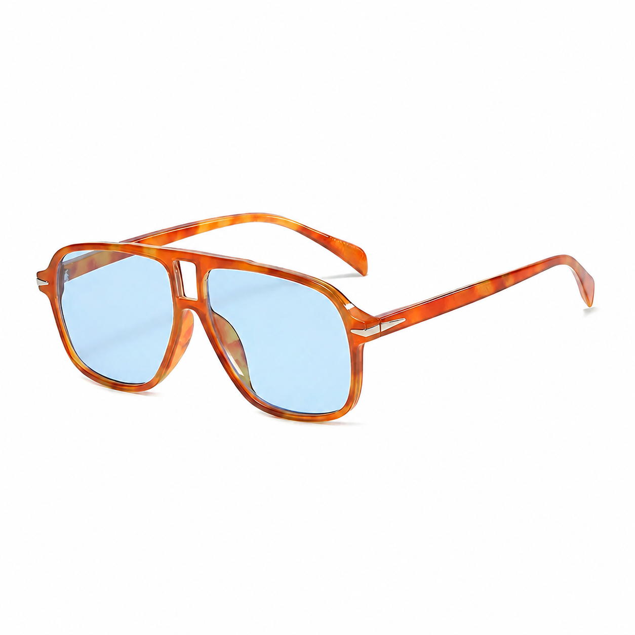Bruce & Co MONACO amber frame sky lens angled view