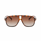 Bruce & Co MONACO tortoise frame brown lens front view