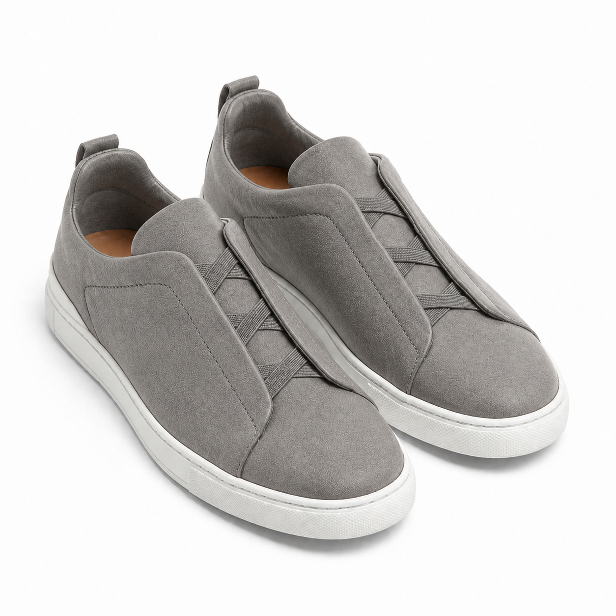 Men's Grey Low-Top Casual Sneakers – Bruce & Co Norvane – image 4