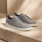Men's Grey Low-Top Casual Sneakers – Bruce & Co Norvane – image 6