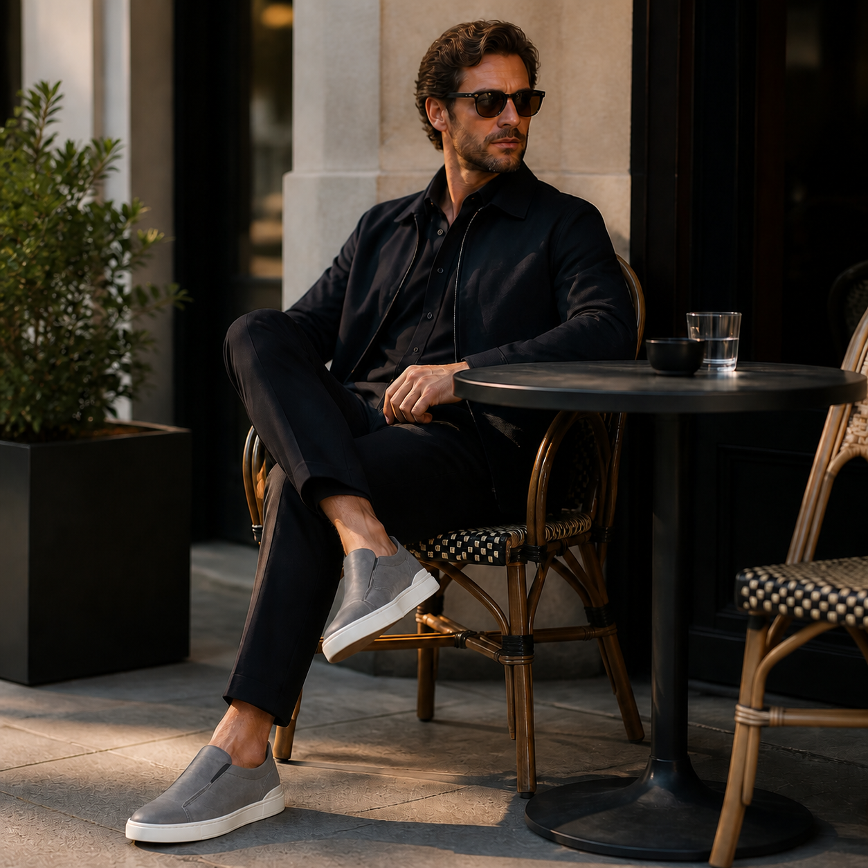 Men's Grey Low-Top Casual Sneakers – Bruce & Co Norvane – image 7