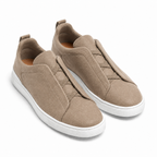 Men's Khaki Low-Top Casual Sneakers – Bruce & Co Norvane – image 4