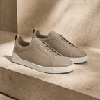 Men's Khaki Low-Top Casual Sneakers – Bruce & Co Norvane – image 6