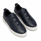 Men's Navy Low-Top Casual Sneakers – Bruce & Co Norvane – image 4