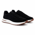 Bruce & Co Orvessa black runner sneakers main angle
