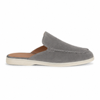 Men's Grey Open-Back Moc-Toe Loafers – Bruce & Co Vellaro – image 2