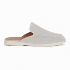 Men's Light Grey Open-Back Moc-Toe Loafers – Bruce & Co Vellaro – image 2