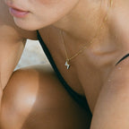 Bruce & Co Mother-of-Pearl Initial Necklace, A–Z