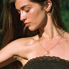 Bruce & Co Initial & Pearl Necklace