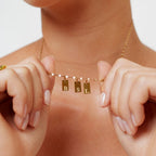 Bruce & Co Initial Tag Necklace