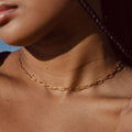 Bruce & Co Cozumel – Paperclip Chain Choker, 3 mm × 39 cm
