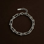 Bruce & Co Island Links – Paperclip Link Bracelet, Steel