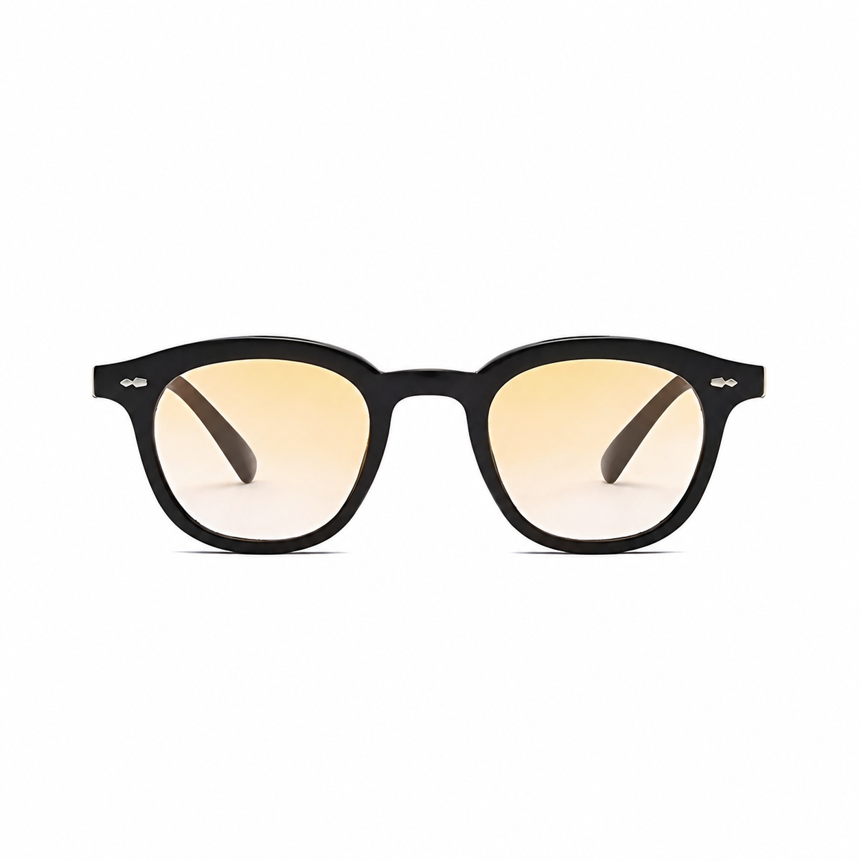 LISBON polarized UV400 geometric sunglasses on pure white background