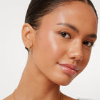 Bruce & Co Lumière – White Zircon Hoop Earrings, 13 mm