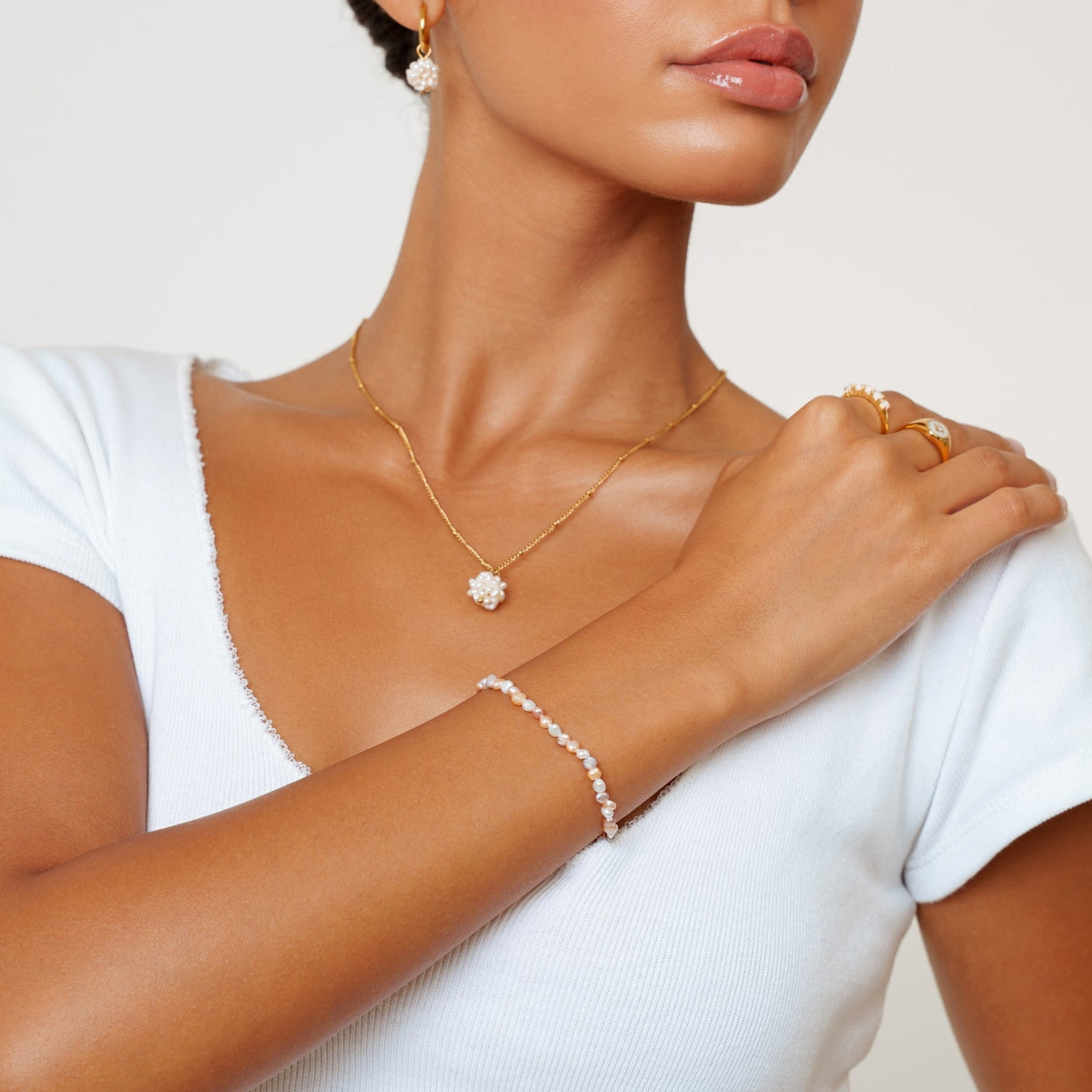 Bruce & Co Perla Rosa – Pink Freshwater Pearl Bracelet