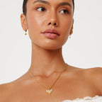Bruce & Co Zircon Shark Tooth Pendant Necklace, 18 mm