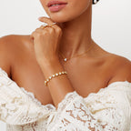Bruce & Co Sun Spark – White Zircon Teardrop Tennis Bracelet