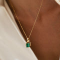 Bruce & Co Green Malachite Pendant Necklace, 45 cm