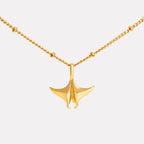 Bruce & Co Manta Ray Pendant Necklace, 16 mm, Steel