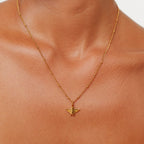 Bruce & Co Manta Ray Pendant Necklace, 16 mm, Steel