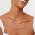 Bruce & Co Manta Ray Pendant Necklace, 16 mm, Steel