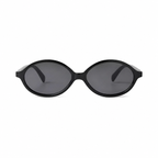 MARRAKECH oval sunglasses black black front
