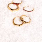 Bruce & Co Best Friends – Black and White Zircon Rings Set
