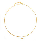 Bruce & Co Mermaid Tail Pendant Necklace, 18K Gold PVD Steel