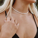 Bruce & Co Mini Freshwater Pearl Choker, 36–42 cm