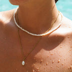 Bruce & Co Mini Freshwater Pearl Choker, 36–42 cm