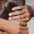 Bruce & Co Five Freshwater Pearl Ring, Steel