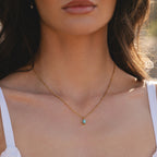 Bruce & Co Oval Turquoise Pendant Necklace, 5 × 7 mm