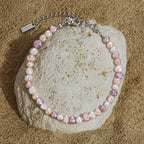 Bruce & Co Perla Rosa – Pink Freshwater Pearl Anklet